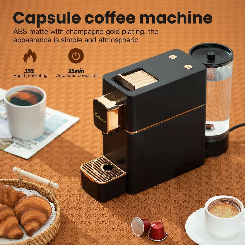 Mini Espresso Coffee Machine for Capsules Compatible with Nespresso OriginalL Ma