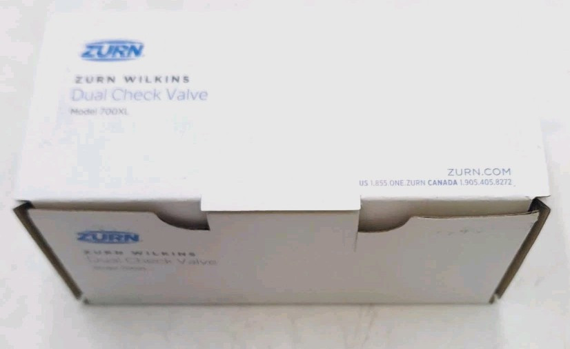 Zurn Wilkins 1UFMX34UF-700XL Dual Check Valve Outlet 3/4" FNPT / Inlet 1" FMTC