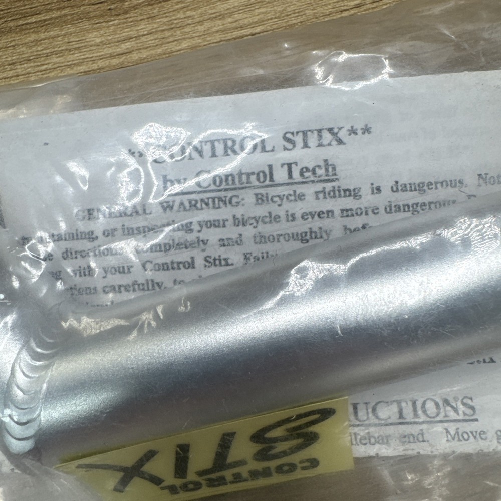 ControlTech Control Stix Team Issue Bar Ends NOS Vintage MTB