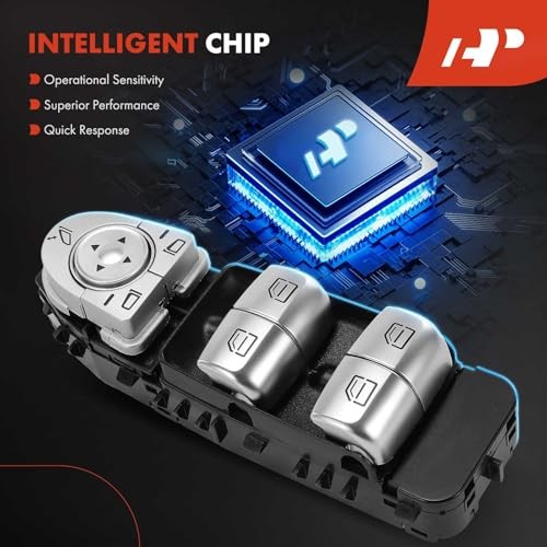 Front Left Master Power Window Switch Compatible with Mercedes Benz E-Class