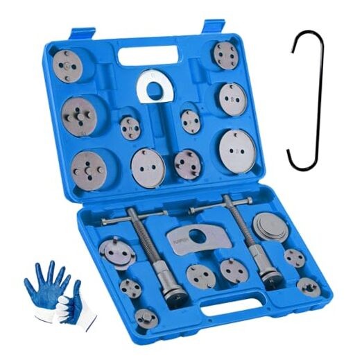 Brake Caliper Compression Tool 24-Piece Heavy Duty Disc Brake Piston Caliper