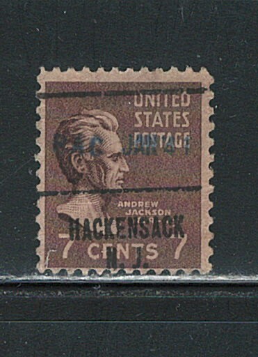 US Hackensack N.J. Precancel single Stamp (used)