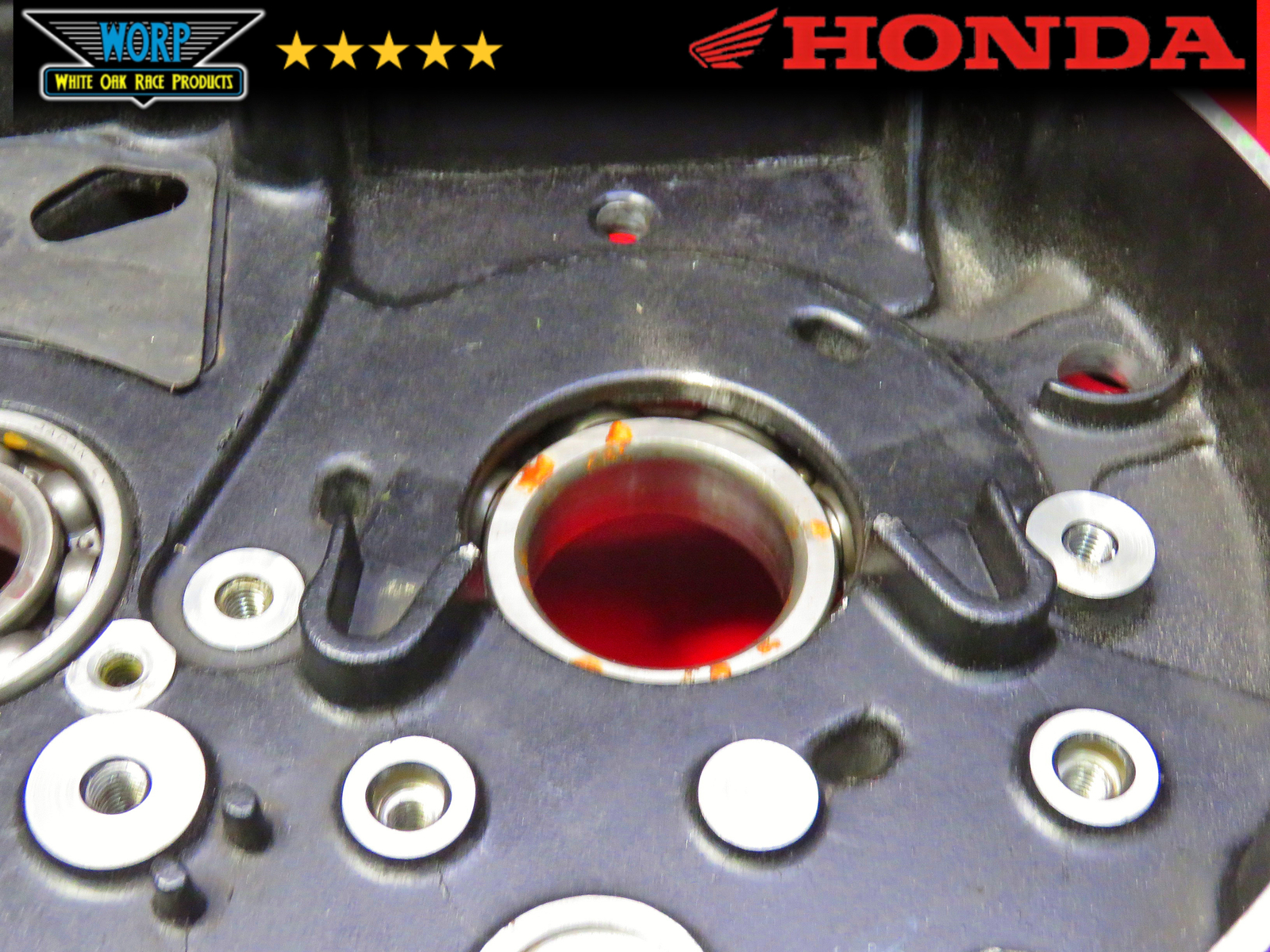 1985 HONDA ATC350X MATCHED CRANK CASE LEFT RIGHT CRANKCASE ENGINE BOTTOM END