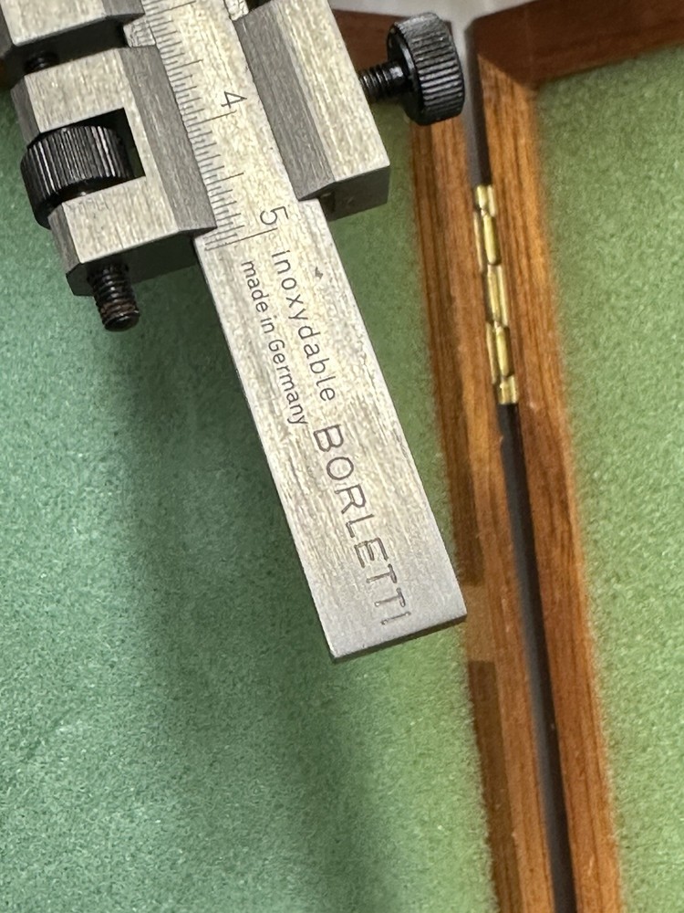 Double Corridor Caliber Borletti For Gear Sprockets NOS
