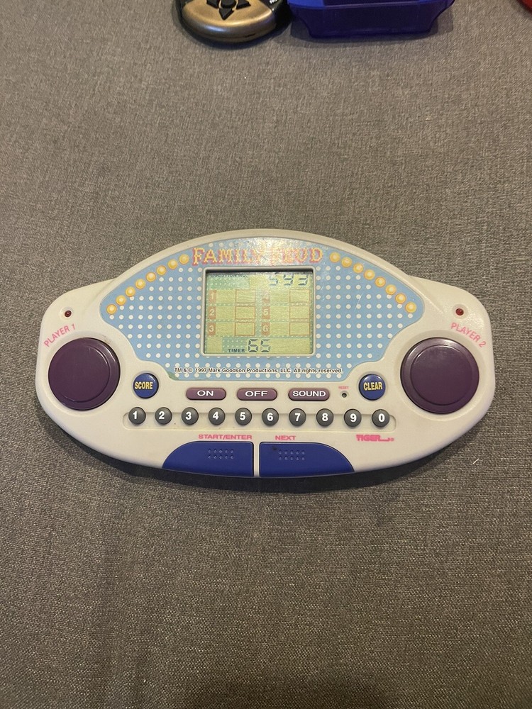 Family Feud Handheld Game with instruction hook!
