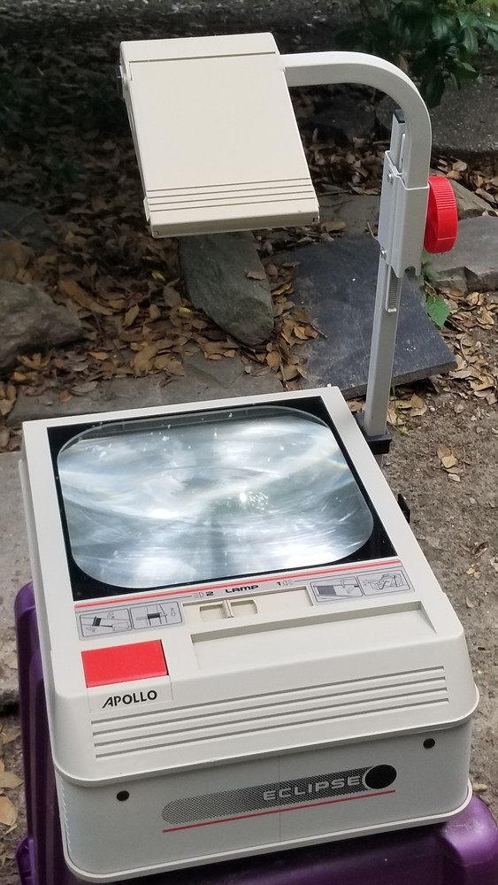 VINTAGE APOLLO ECLIPSE EDUCATIONAL OVERHEAD PROJECTOR SCHOOL ROOM
