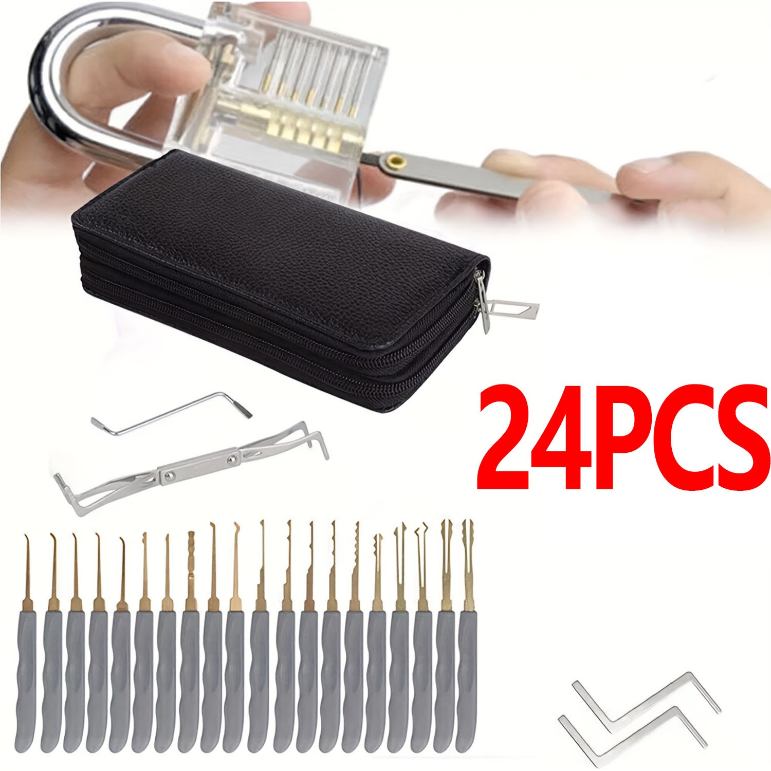 24PCS_Broken_Key_Extractor_Kit_Lock_Removal_Tool_Set_Hooks_Needles_for_Locksmi_X