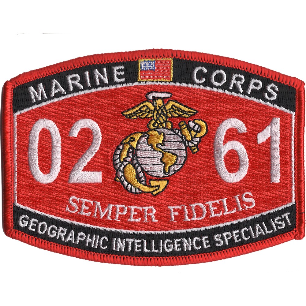 0261 Geographic Intelligence Specialist MOS Patch