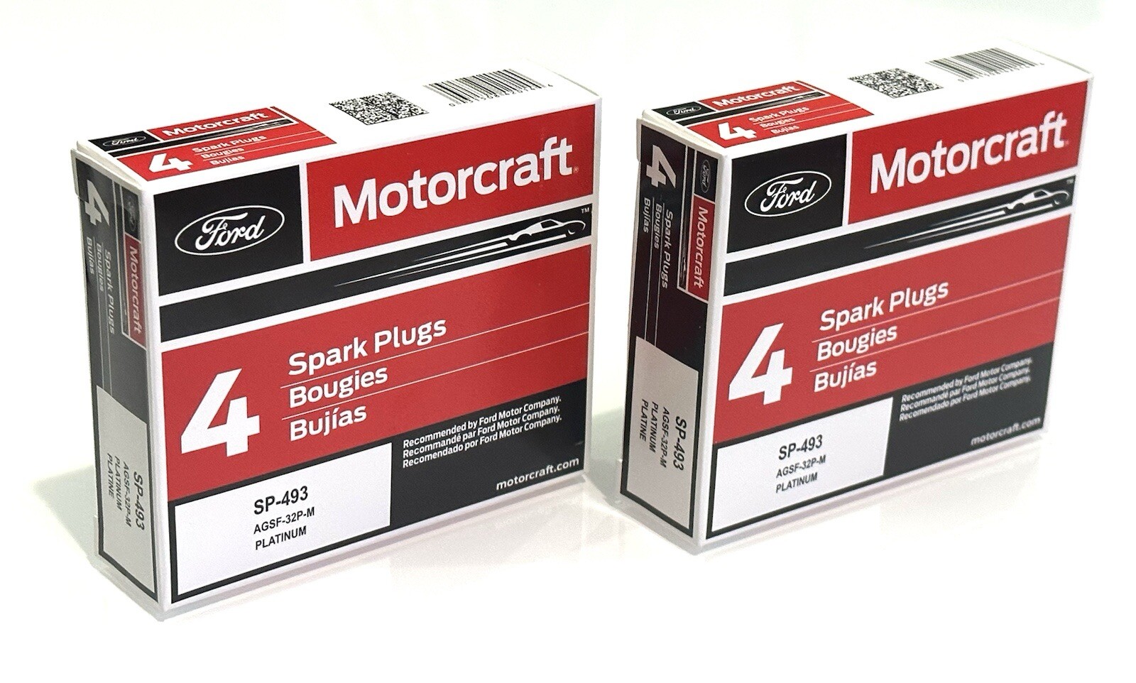 8 MOTORCRAFT SP-493 PLATINUM AGSF32PM SPARK PLUGS FORD F-150 4.6L / 5.4L V8