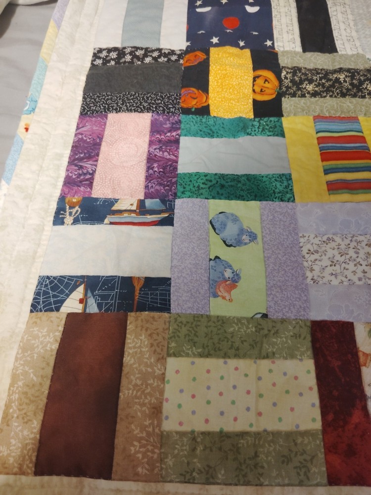 Handmade Quilt Throw Size 36" X 36"
