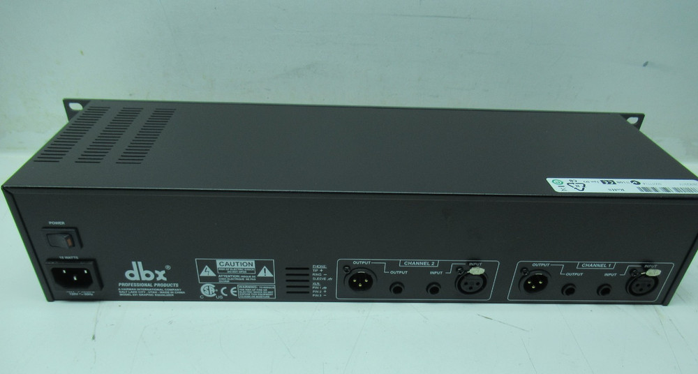 DBX 231 - 31 Channel Dual-Band Graphic Equalizer