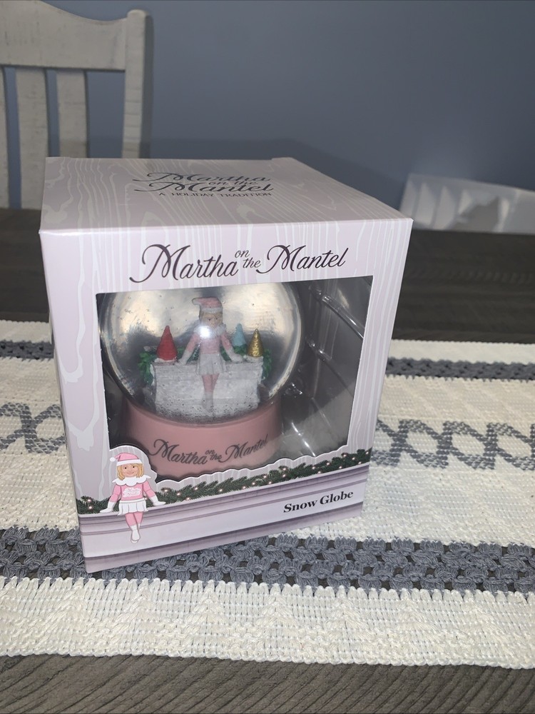 Martha On The Mantel Snow Globe
