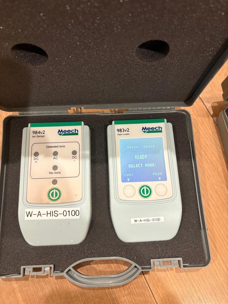 Meech Test Kit: 983v2 Static Locator & 984v2 Ion Sensor w/ Case