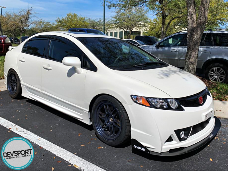 DevSport Front Bumper Splitter (06-11 Honda Civic FG1 FG2 FA5) Lip Spoiler