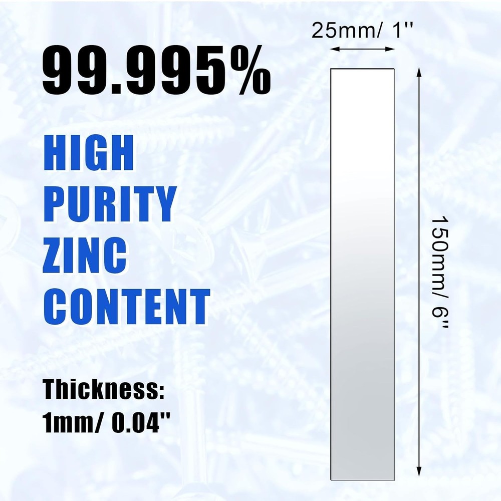 High Purity Zinc Anode Sheet - Electroplating Grade=