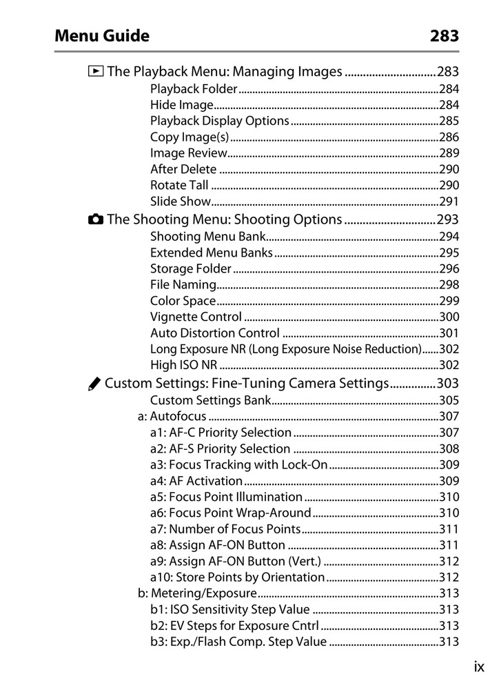 Nikon D4 — User Manual Owners Reference — 1/2 Size, 5.5" x 8.5" Small Compact