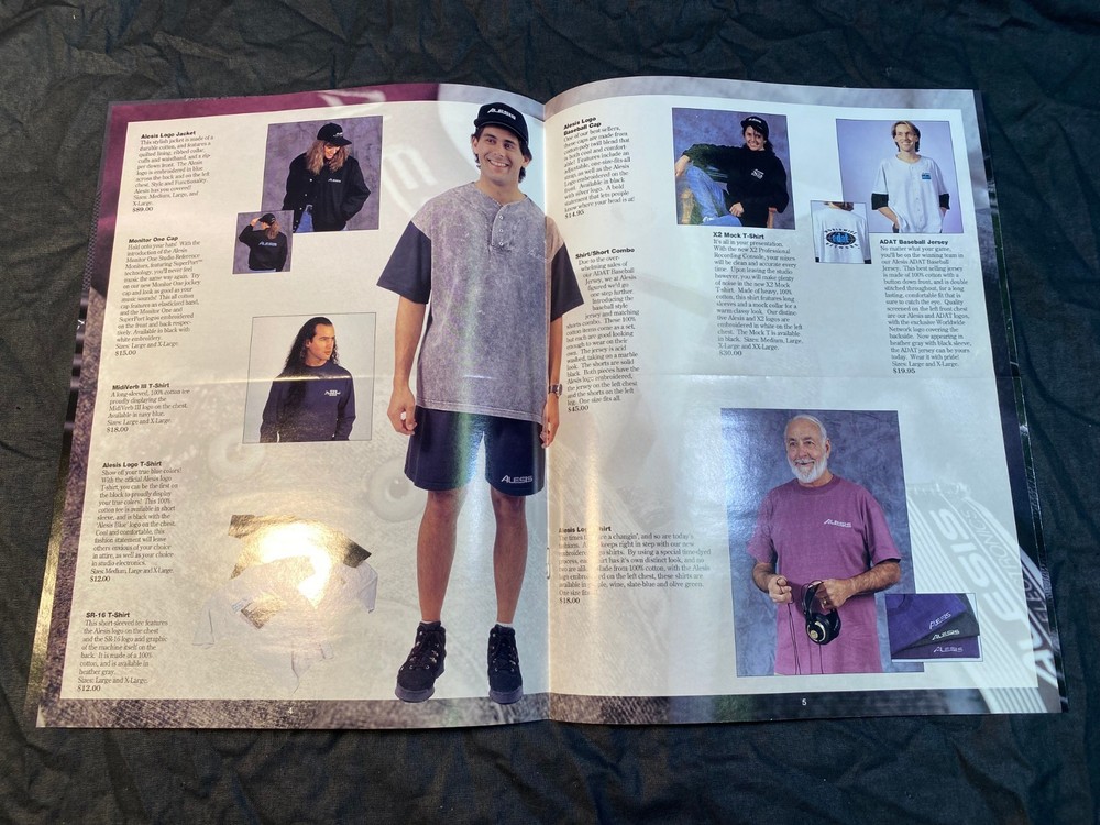 Vintage Alesis Studio Electronics Gear Brochure