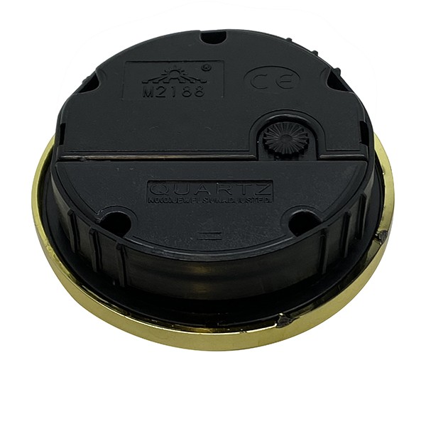 65mm Quartz Replacement Silver Bezel Clock Inserts Arabic Numerals 57-58mm Hole