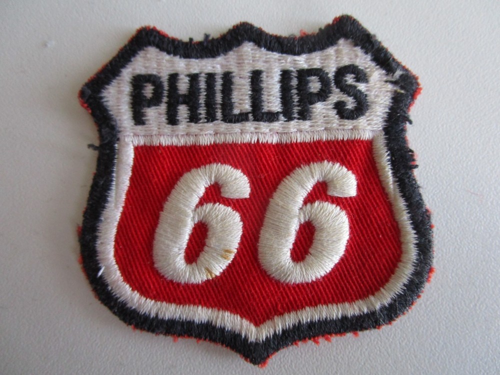 VINTAGE PHILLIPS 66 PATCH... 2 1/2" -Sew on