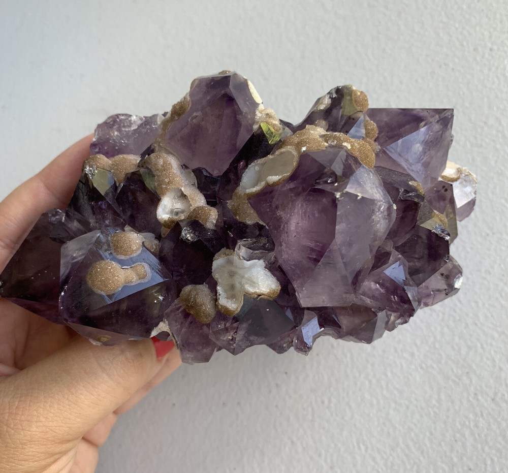 Amethyst & Crystallized Calcite Deposits