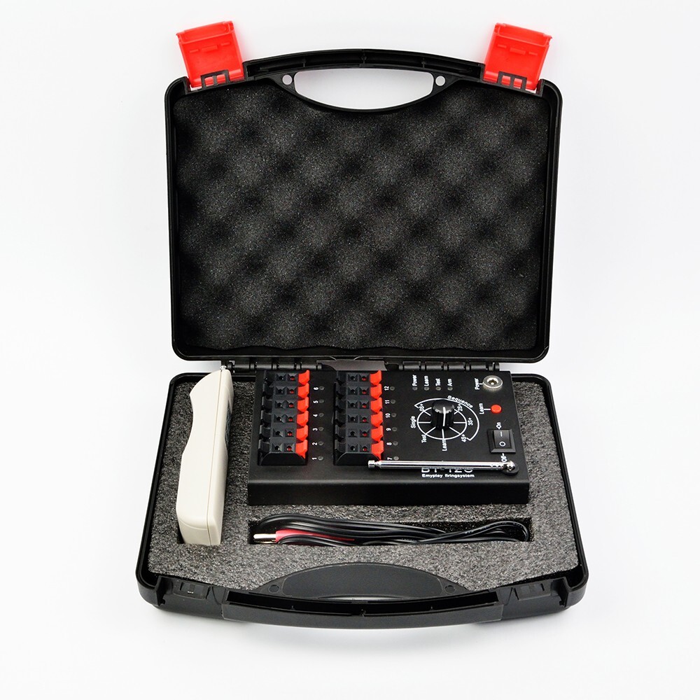 12 Cue wireless remote Fireworks Firing System Dividual Sequential Salvo Step