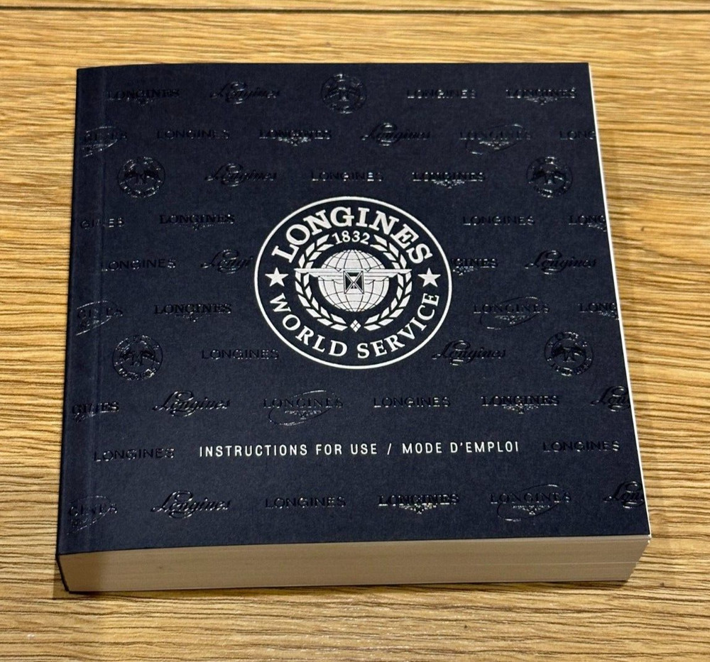 Genuine Current Longines Instruction Manual Booklet All Models All Languages