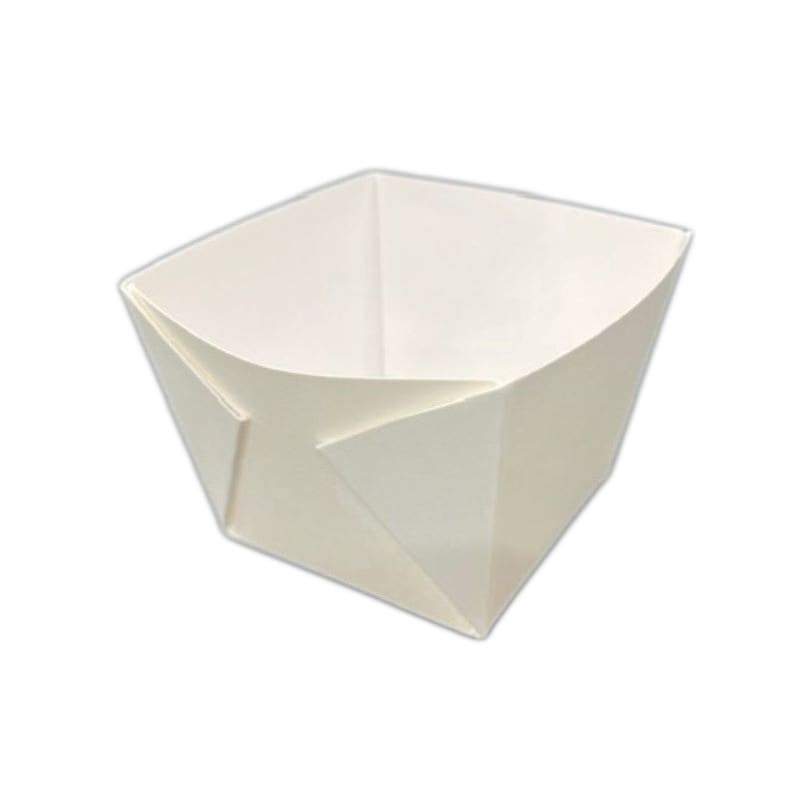 Baking Paper Tray TT50 Square Cube Plain (100 pcs)