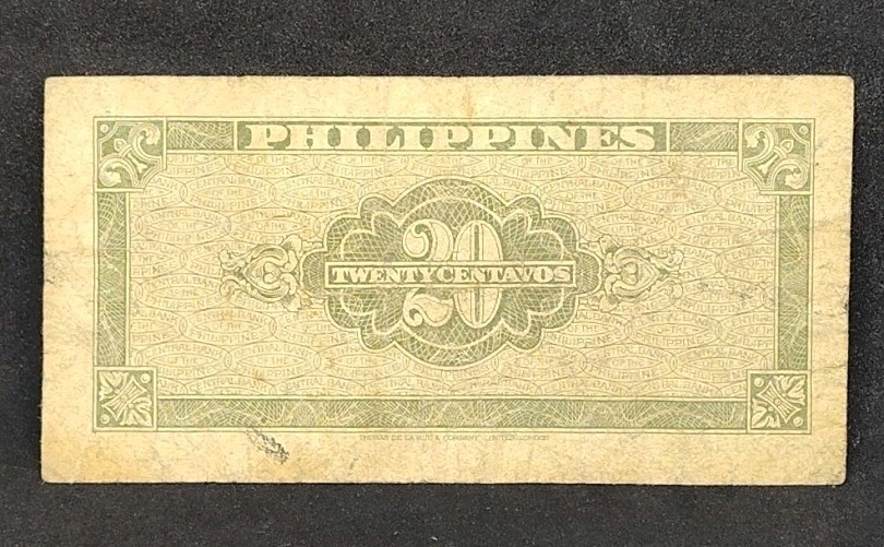 1949 Philippines 20 Centavos GB795312