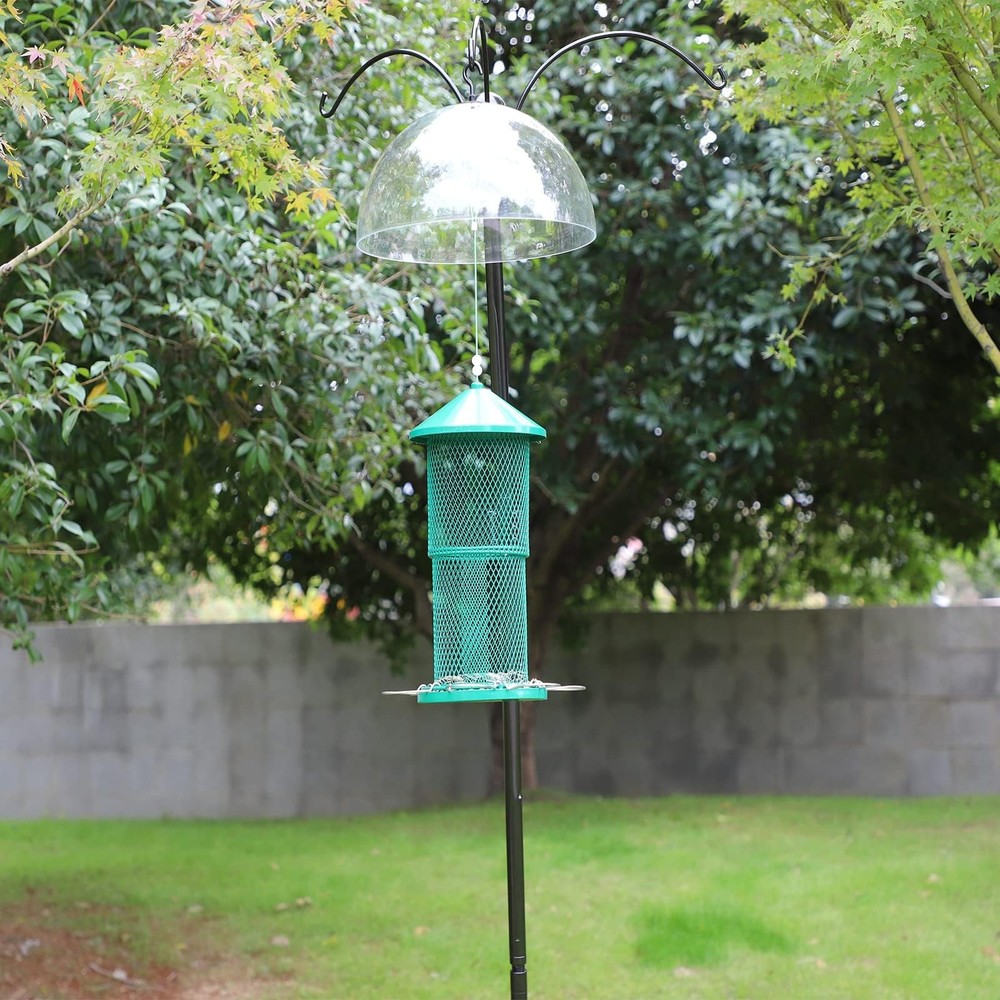 PFNRTH Squirrel Baffle for Shepherp's Hook, Or Clear