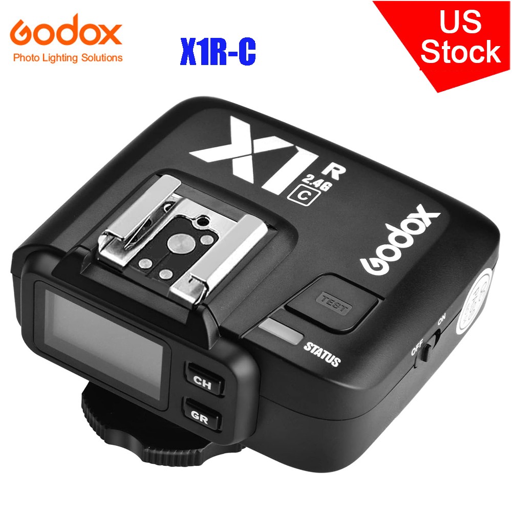 Godox X1R-C E-TTL 2.4G Wireless Remote Flash Trigger Receiver for Canon Camera