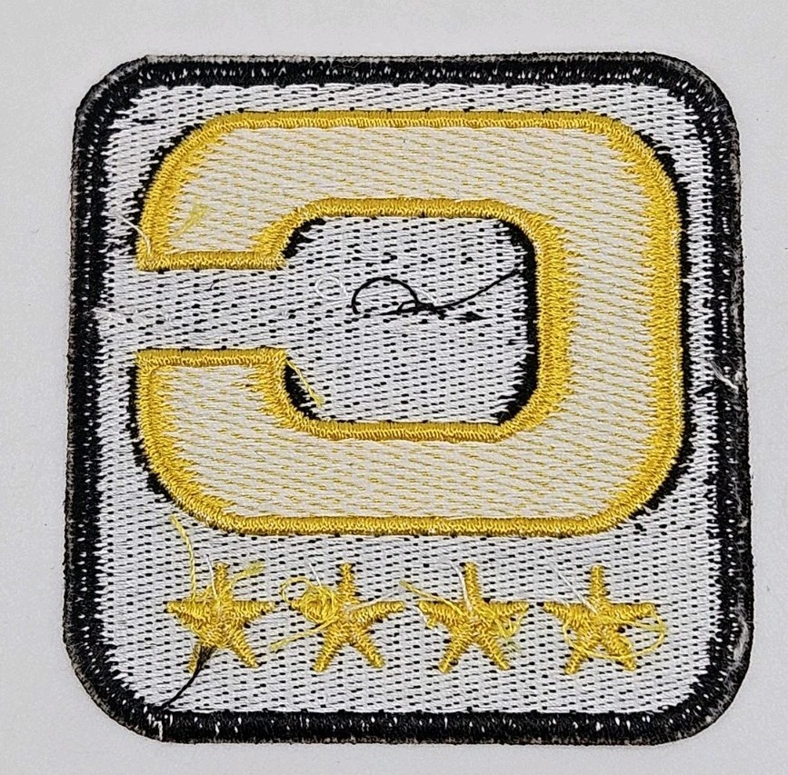 4-Star Captain C Patch Black Yellow Gold