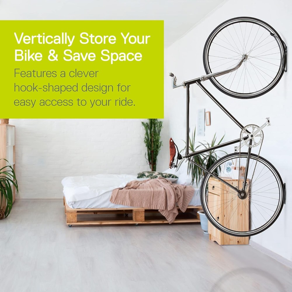 Delta Leonardo Bicycle Wall Mount Rack Storage