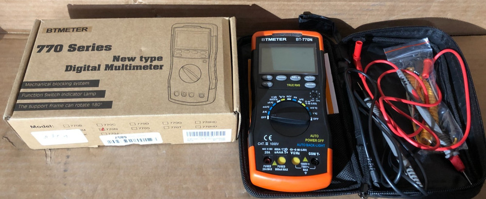 BT-770N TRMS Auto Manual Ranging Multimeters, 6000 Counts Digital Multimeter ...
