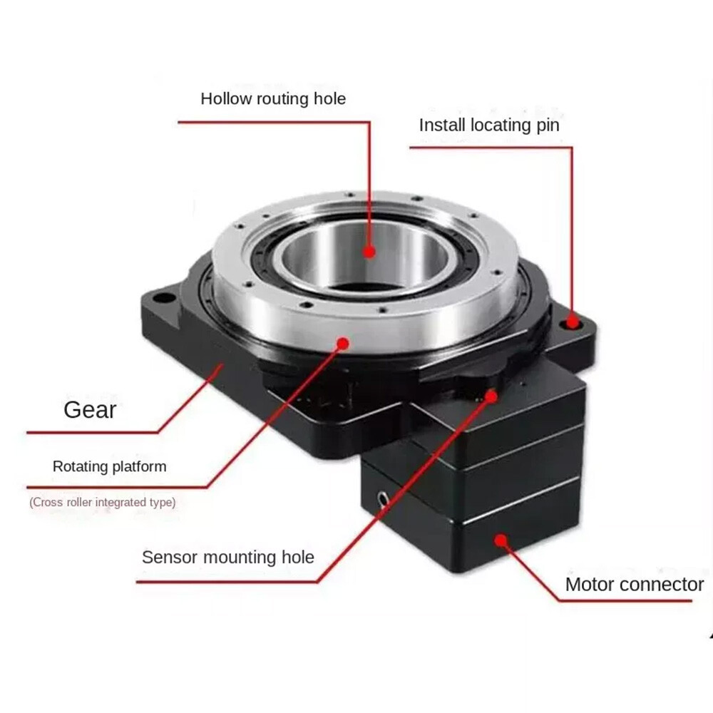4th Axis Motorized Hollow Rotating Platform Indexing Rotary Can Replace DD MOTOR