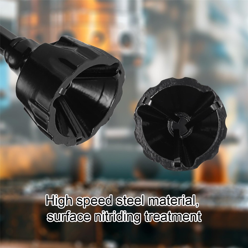 2 PC Deburring Chamfer Tool Set External Internal Rotary 5 Flute Countersink 82°