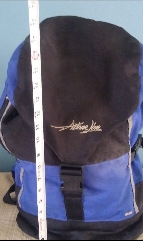 BMW Active Line Drawstring Top Motorcycle Backpack Black And Blue