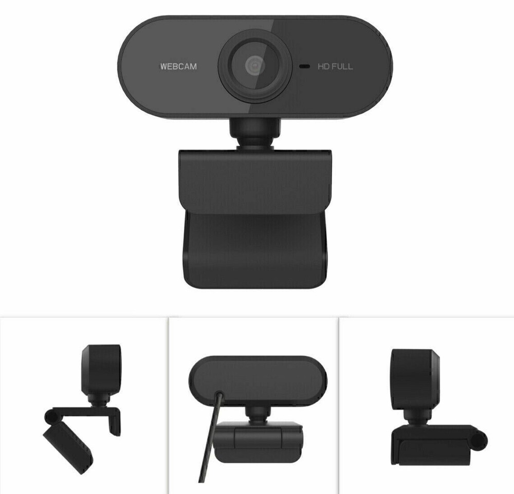 Webcam Full HD 1080P USB Web Camera Built-in Microphone PC Mac Computer Laptop