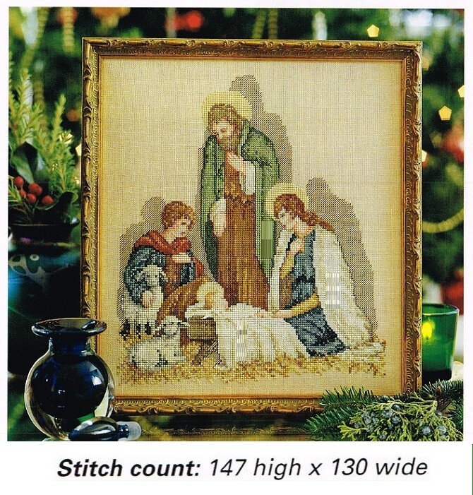 NATIVITY CROSS STITCH  PATTERN  ONLY   #955