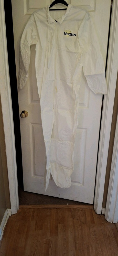 ProShield Protective Coverall w/ Collar, White, Small, 25-Pk
