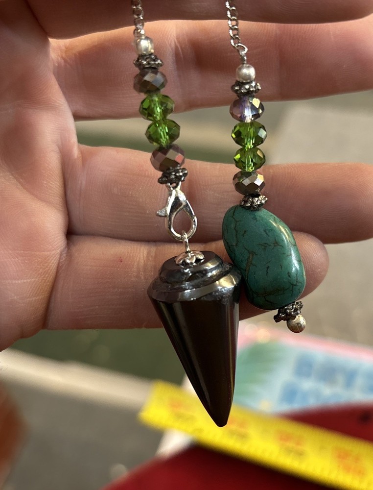 Hematite pendulum with Detachable Chain