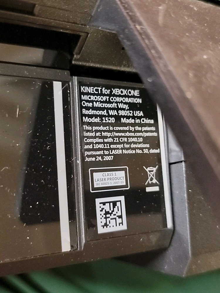 Black Xbox One Kinect Sensor Camera Bar Model 1520 ~ Tested & Working