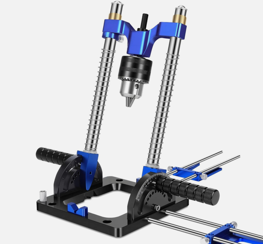 Upgraded Portable Drill Guide, Adjustable 0°to 60°Multi Angle Drill Guide for...