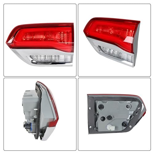 Tail Light Rear Light Assembly Inner Passenger Side Clear Lens Replacement for