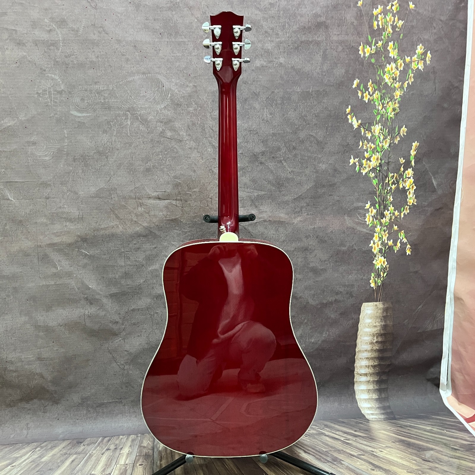 US warehouse Hummingbird acoustic guitar rosewood fingerboard CHERRY SUNBURST