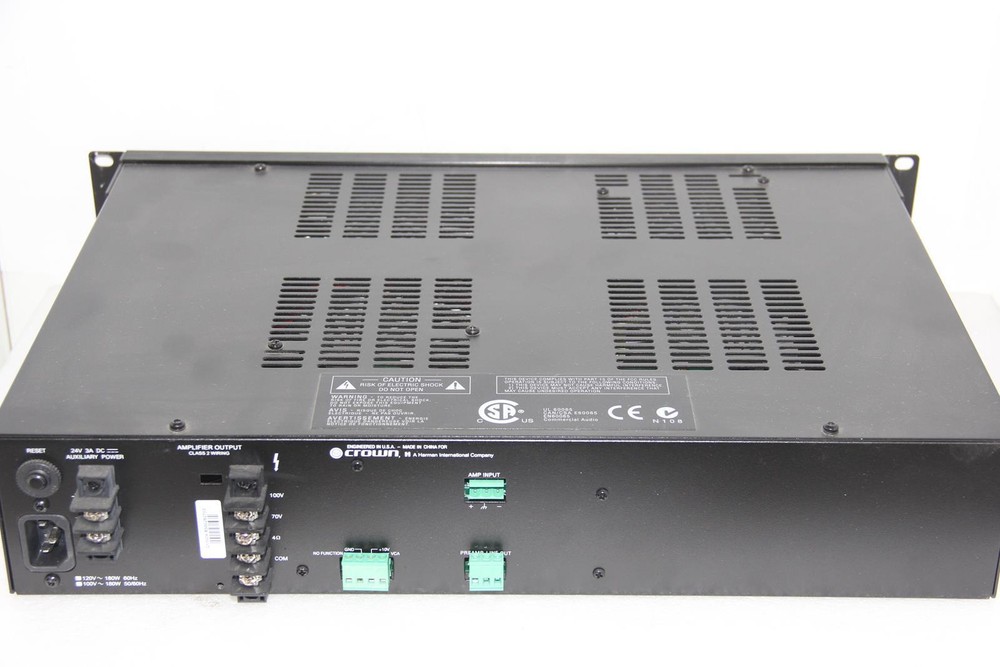 CROWN 1160A 160W Single Channel Monaural Amplifier