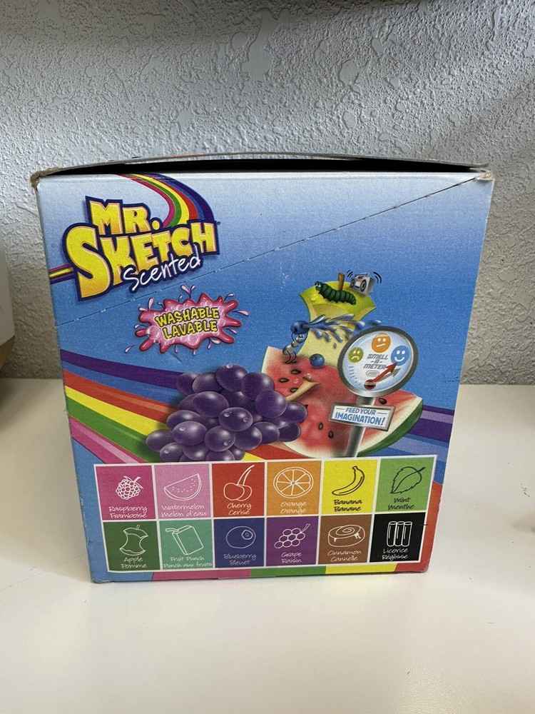 Mr. Sketch Scented Washable Markers - Classroom Pack Assorted Chisel 36 Pack NIB