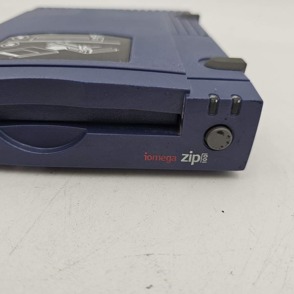 Iomega External Parallel ZIP-100 Drive Z100P2 NO Cable or AC Adapter Untested