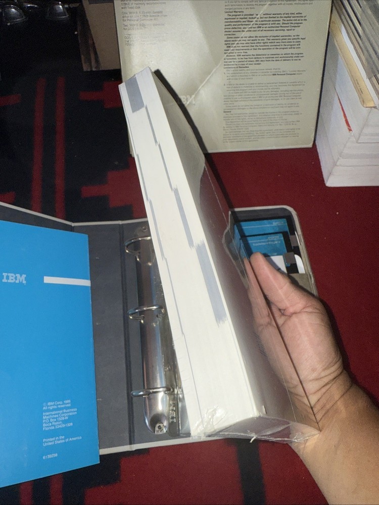 IBM Disk Operating System DOS Version 3.20 5.25" with Software & References