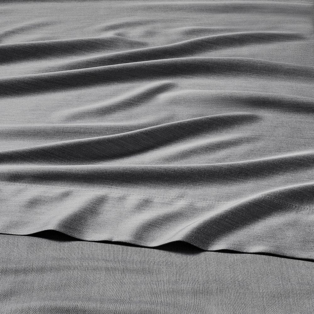 King 400 Thread Count Rayon from Bamboo Sheet Set Dark Gray -