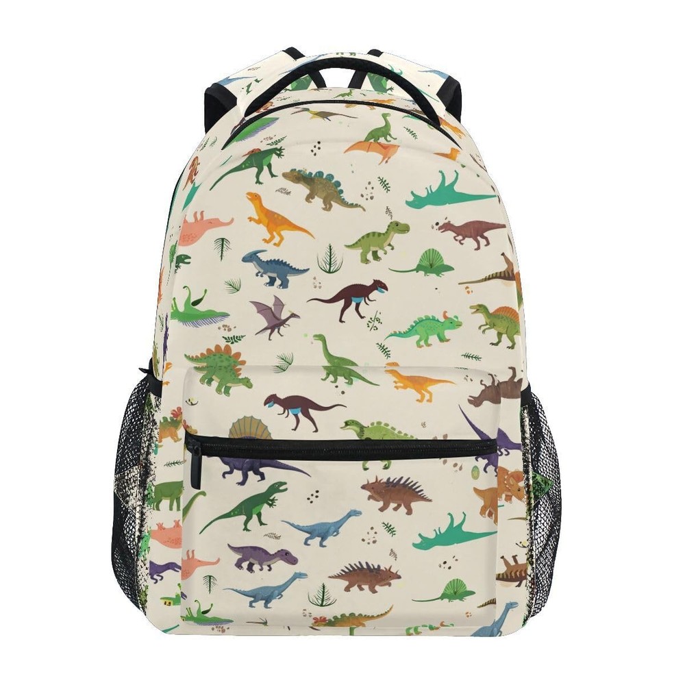 Dinosaur Pattern Backpack School Bag Travel Daypack Rucksack for Students